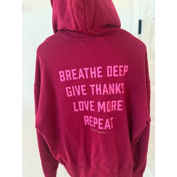 Spiritual Gangster Breathe Deep Oversized Hoodie Size Medium - Picture 2 of 8